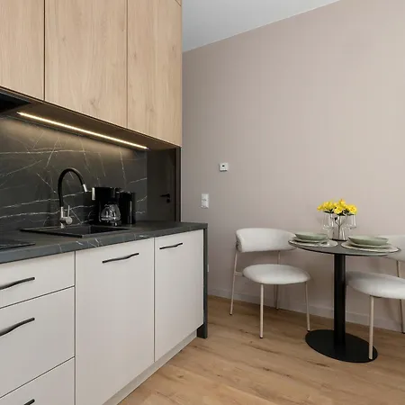 Beige By The River In With Balcony By Renters * Szczecin